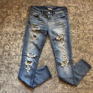 American Eagle Distressed Jeggings